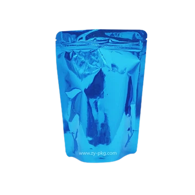 Pochettes métallisées à fond plat